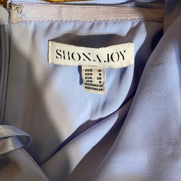 Shona Joy Elegant Sleeveless Flutter Light Blue Dress - Picture 8 of 8